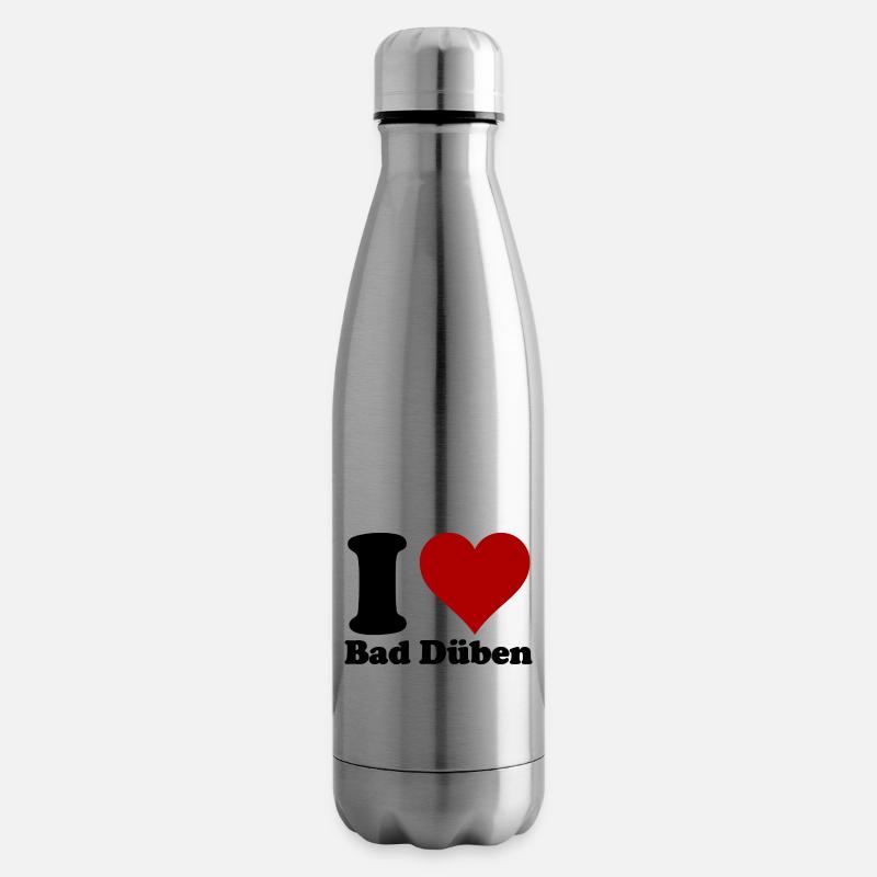 I Love Bad Düben - Isolierflasche - Lightsilver