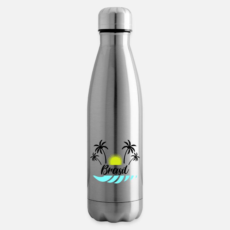 Brasil - Insulated Water Bottle - silver
