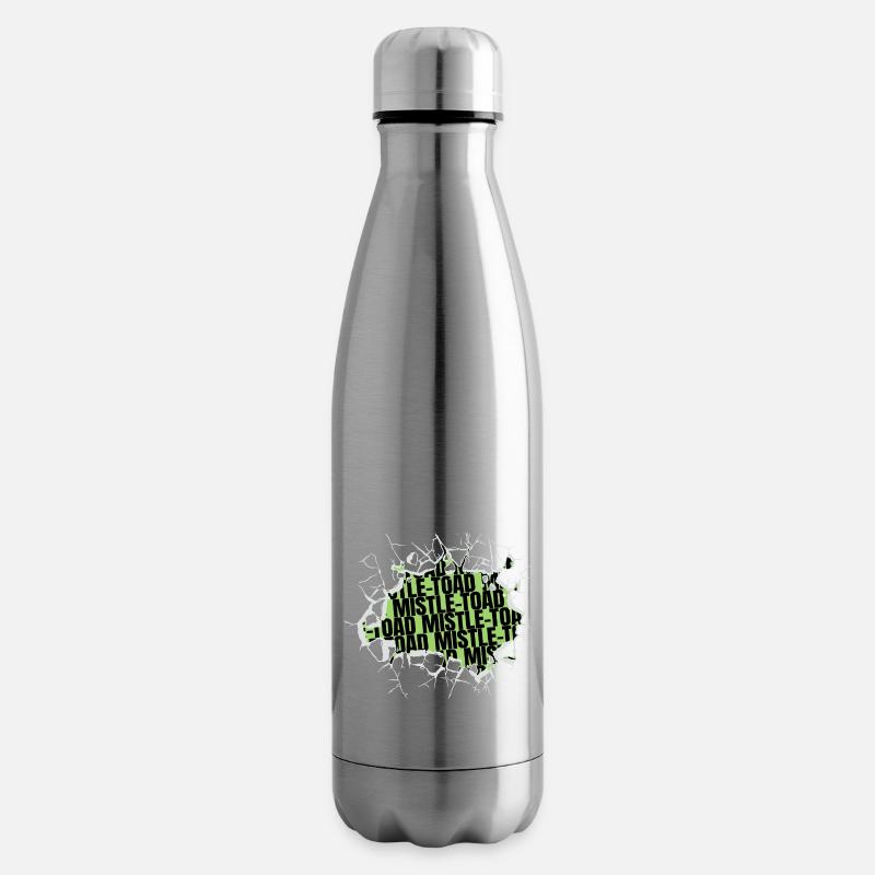 beard gang computer bubaprints bodybuilder quote - Isolierflasche - Lightsilver