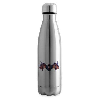Fledermaus / Vampir / Dracula / Tier / Halloween - Isolierflasche - Lightsilver - Rechts