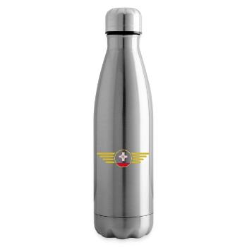 Ich liebe Malta, Eleganz Stil Design T-Shirt - Isolierflasche - Lightsilver - Rechts