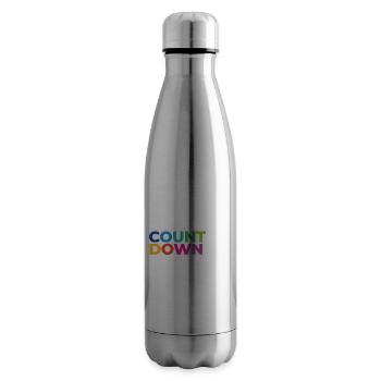 Countdown To Midnight - 2025 - Insulated Water Bottle - silver - Right