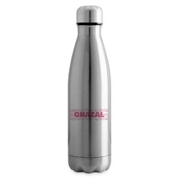 Ghazal comme prénom - Bouteille isotherme - argent clair - Droite