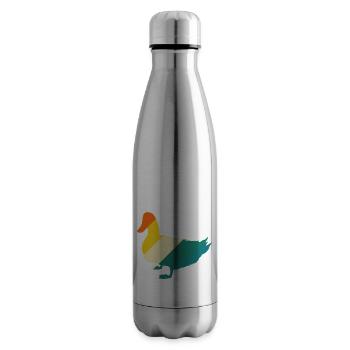 Ducks - Insulated Water Bottle - silver - Right