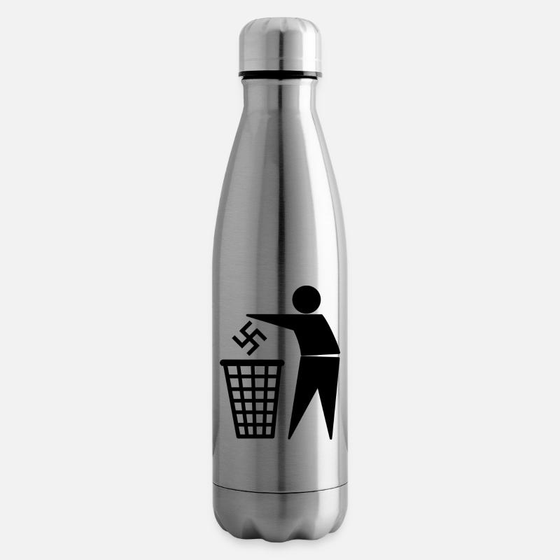 antifa - Isolierflasche - Lightsilver