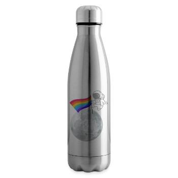 Pride Planet - Bouteille isotherme - argent clair - Droite
