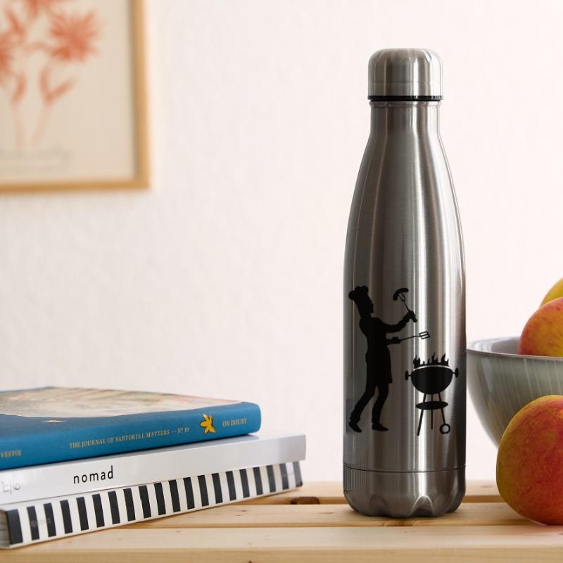 Freizeit - Mann Grill Isolierflasche