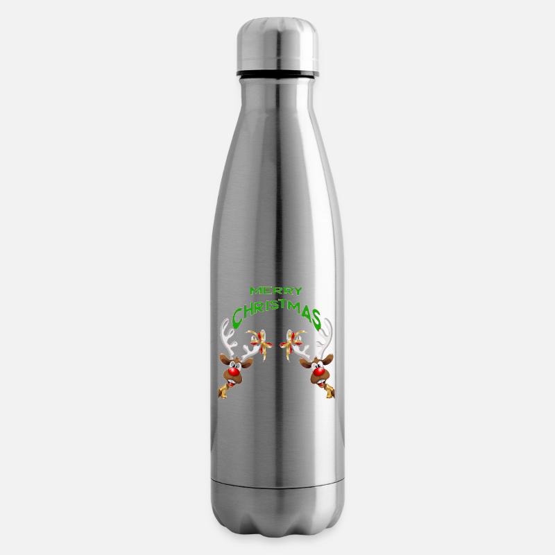 FRÖHLICHE WEIHNACHTEN - Isolierflasche - Lightsilver