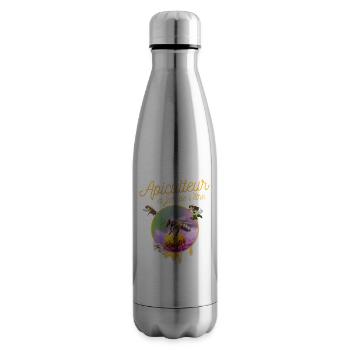 HappyCulteur et fier de l'être - Bouteille isotherme - argent clair - Droite