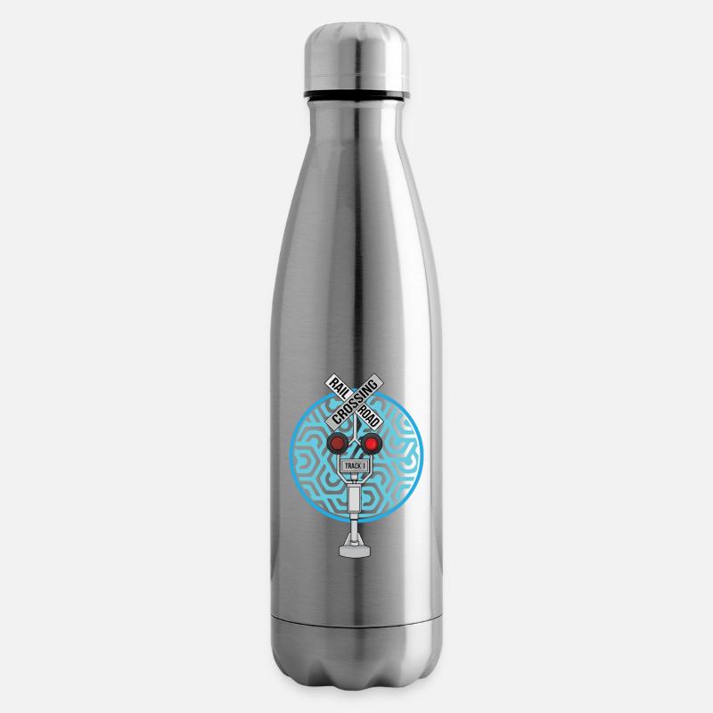 Rail Road Crossing - Isolierflasche - Lightsilver