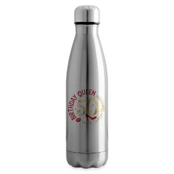 50. Geburtstag Queen Sassy Classy Fabulous - Isolierflasche - Lightsilver - Rechts