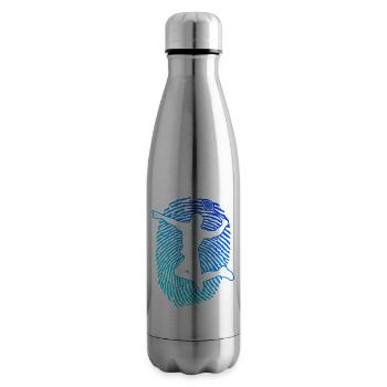 Squash Badminton Joueur Badminton Hommes - Bouteille isotherme - argent clair - Droite