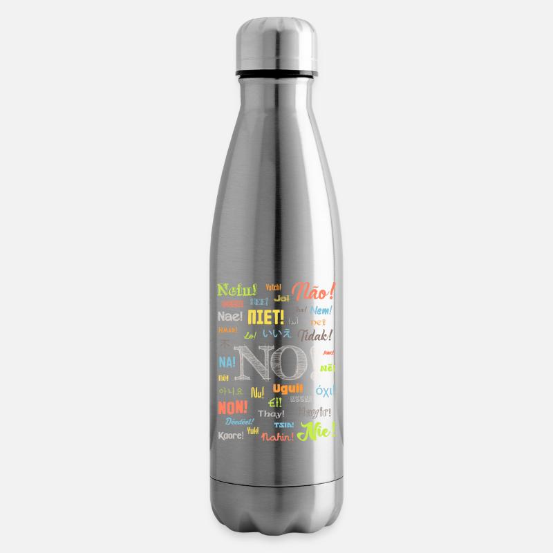 Non - Bouteille isotherme - argent clair