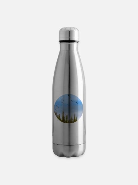 Blauer Himmel - Isolierflasche - Lightsilver