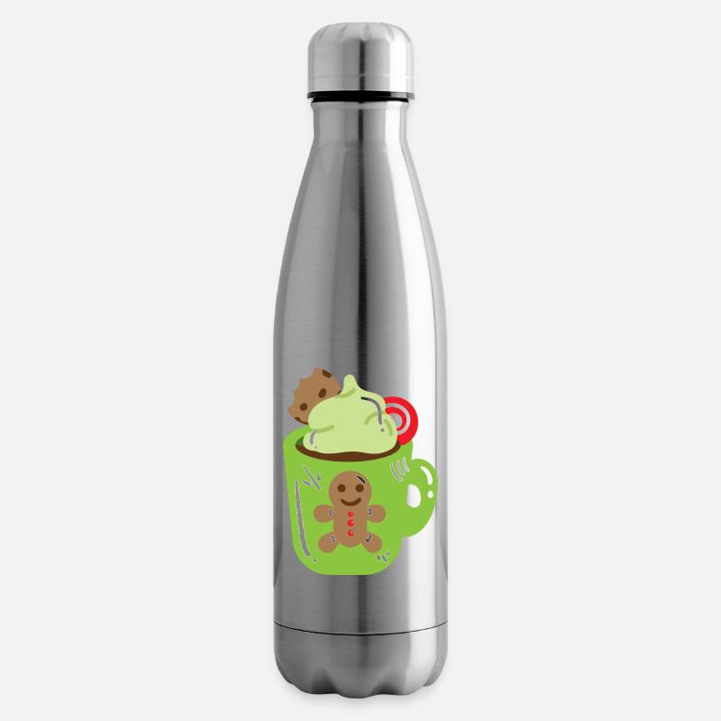Mug de Noël - Bouteille isotherme - argent clair