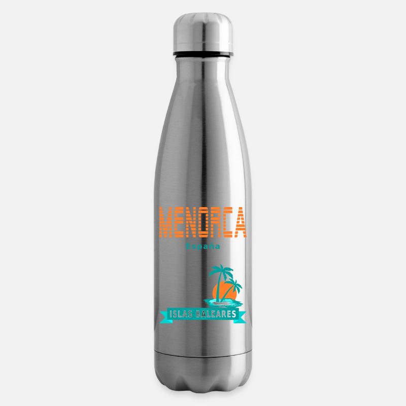 Menorca - Islas Baleares - España - Bouteille isotherme - argent clair