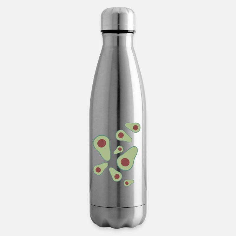 Avocados - Isolierflasche - Lightsilver