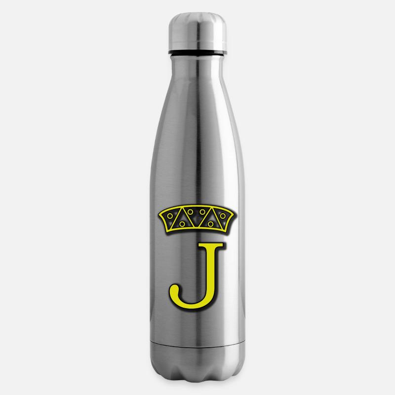 Poker Jack / Poker Bube - Bouteille isotherme - argent clair