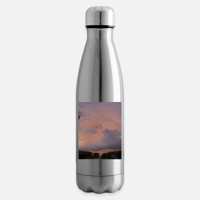 Sonnenuntergang - Isolierflasche - Lightsilver