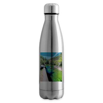 Drawing of Provence - Fountain of Vaucluse - Insulated Water Bottle - silver - Right