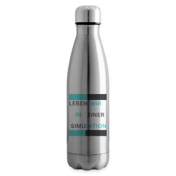 Leben wir in einer Simulation - Isolierflasche - Lightsilver - Rechts