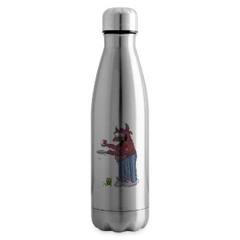 Monstre salé - Bouteille isotherme - argent clair - Droite