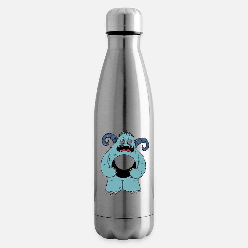 Empty monster - Insulated Water Bottle - silver