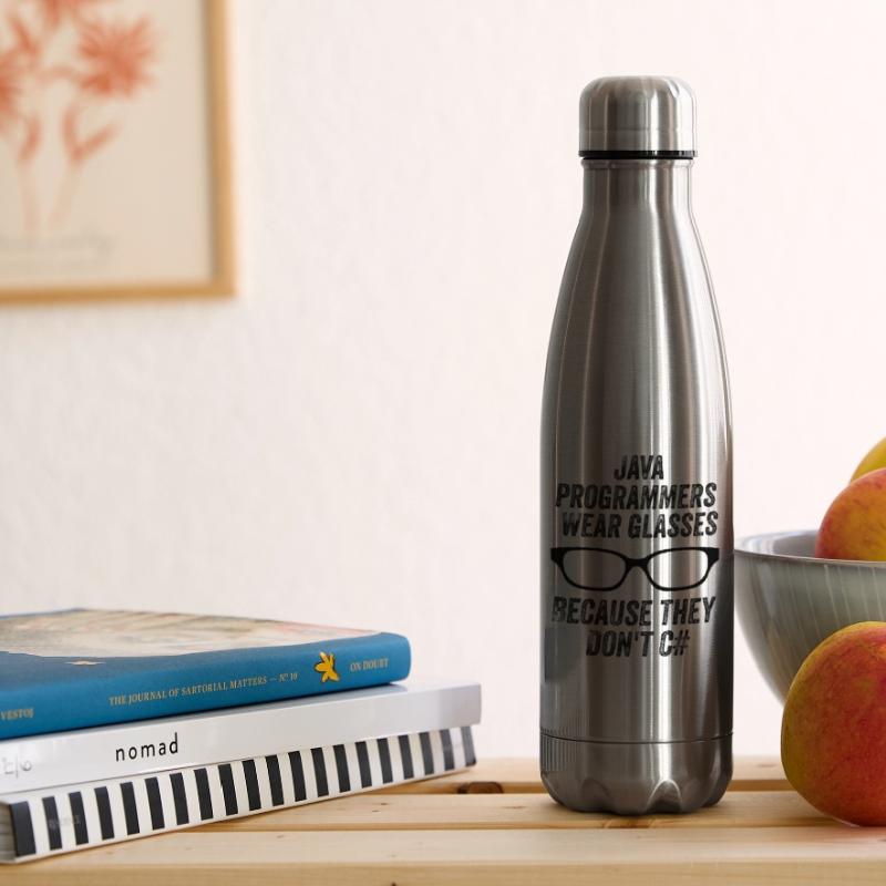 Lustige Java-Programmierer Isolierflasche