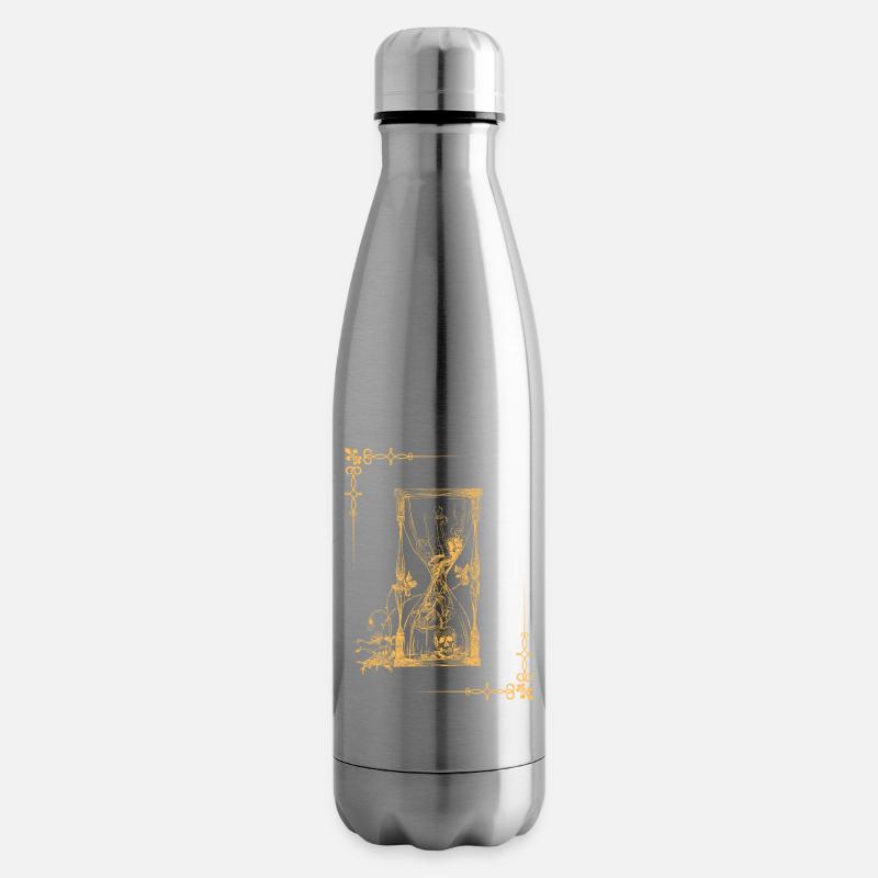 Sanduhr Design - Isolierflasche - Lightsilver