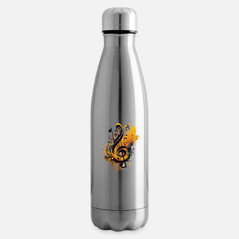 Musik - Isolierflasche - Lightsilver