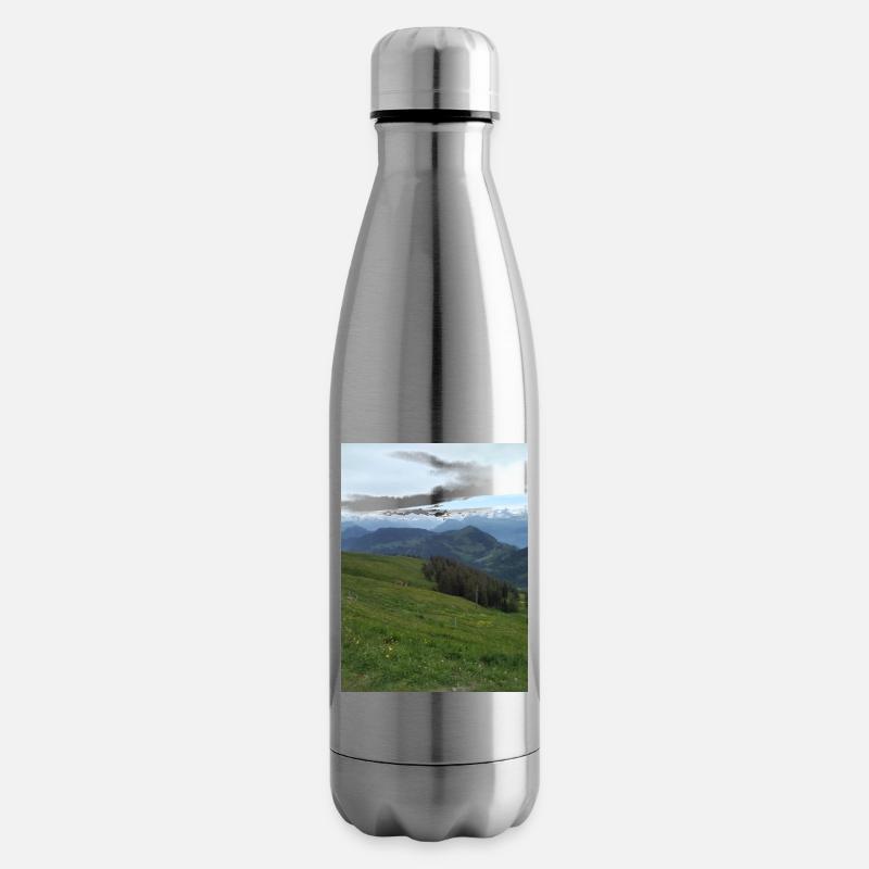 Berglandschaft - Isolierflasche - Lightsilver