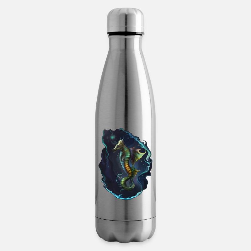 Seepferdchen von Mayotte - Isolierflasche - Lightsilver