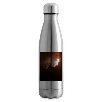 Feu de nuit - Bouteille isotherme - argent clair - Droite