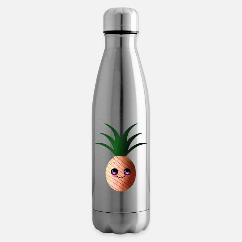 Niedliche kleine Ananas - Isolierflasche - Lightsilver