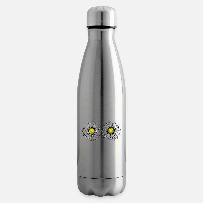 Grossartige Dinge Kommen b - Isolierflasche - Lightsilver