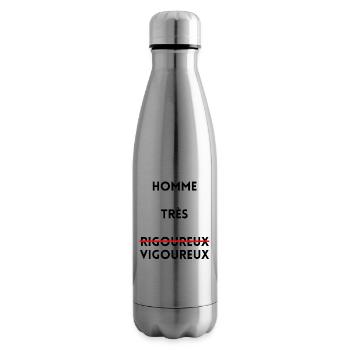 LOGO Homme très vigoureux 2 - Bouteille isotherme - argent clair - Droite