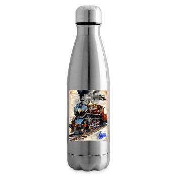 Train #2 - Insulated Water Bottle - silver - Right