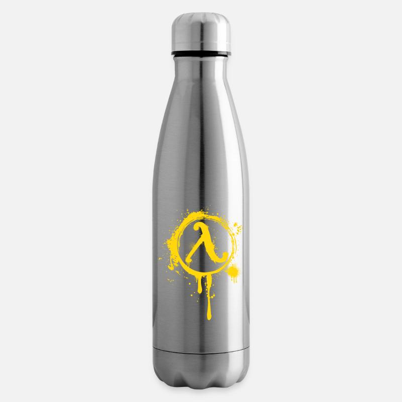 Symbole Lambda de résistance - Bouteille isotherme - argent clair