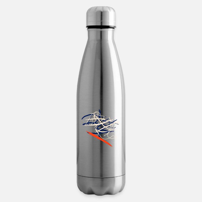 Abstrakt kleiden Abstrakter Kleidungsstil - Isolierflasche - Lightsilver