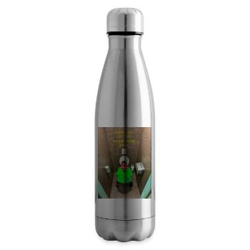 Abwarten. Lassen Sie mich darüber nachdenken. - Isolierflasche - Lightsilver - Rechts