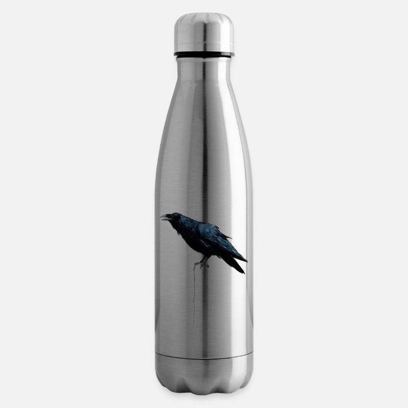 raven - Isolierflasche - Lightsilver