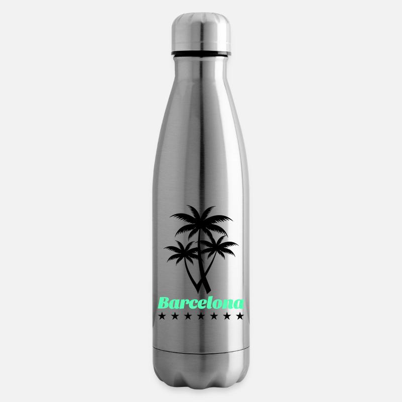 Barcelona - Insulated Water Bottle - silver