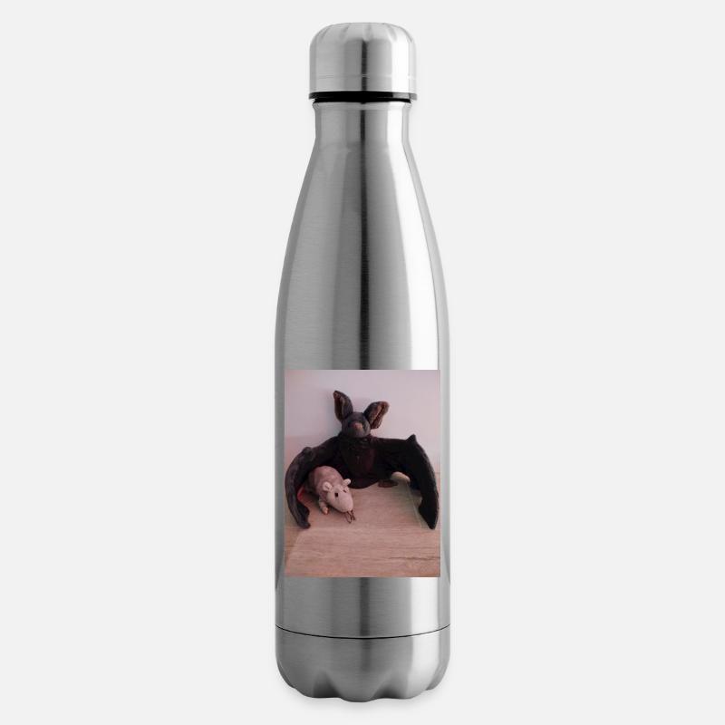 Nachtflügel Bat und Maus - Isolierflasche - Lightsilver