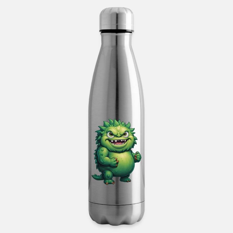 Le monstre - Bouteille isotherme - argent clair