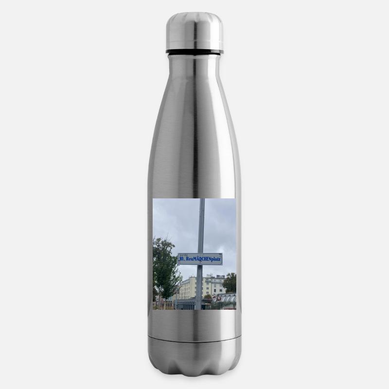 ReuMÄDCHENplatz - Bouteille isotherme - argent clair