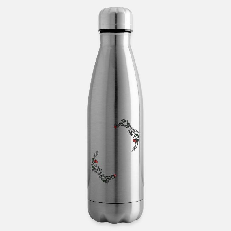 Buchstabe L - Isolierflasche - Lightsilver