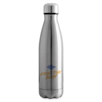 Forme d’onde : Lâchez les casques beat - Bouteille isotherme - argent clair - Droite