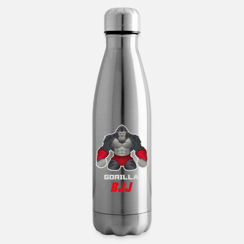 Gorilla BJJ Grappling Beast Design - Isolierflasche - Lightsilver
