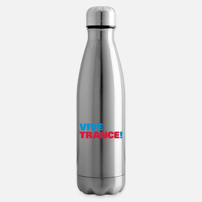 Trance - Vive la Trance ! - Bouteille isotherme - argent clair