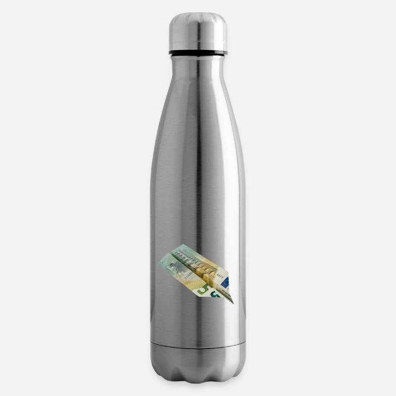 5-Euro-Schein - Isolierflasche - Lightsilver